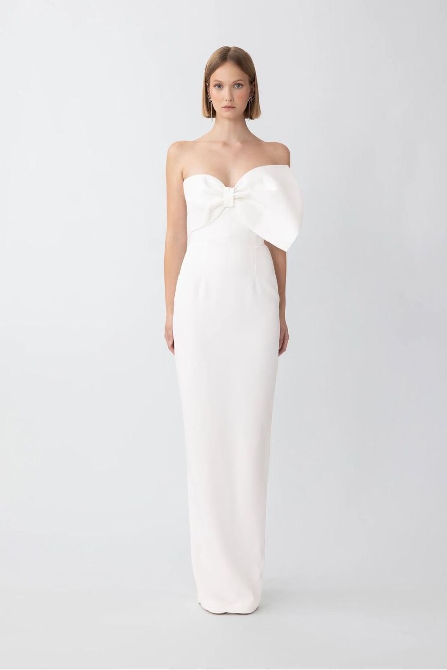 SAU LEE ELEANOR DRESS IN WHITE SIZE US 2 $700
